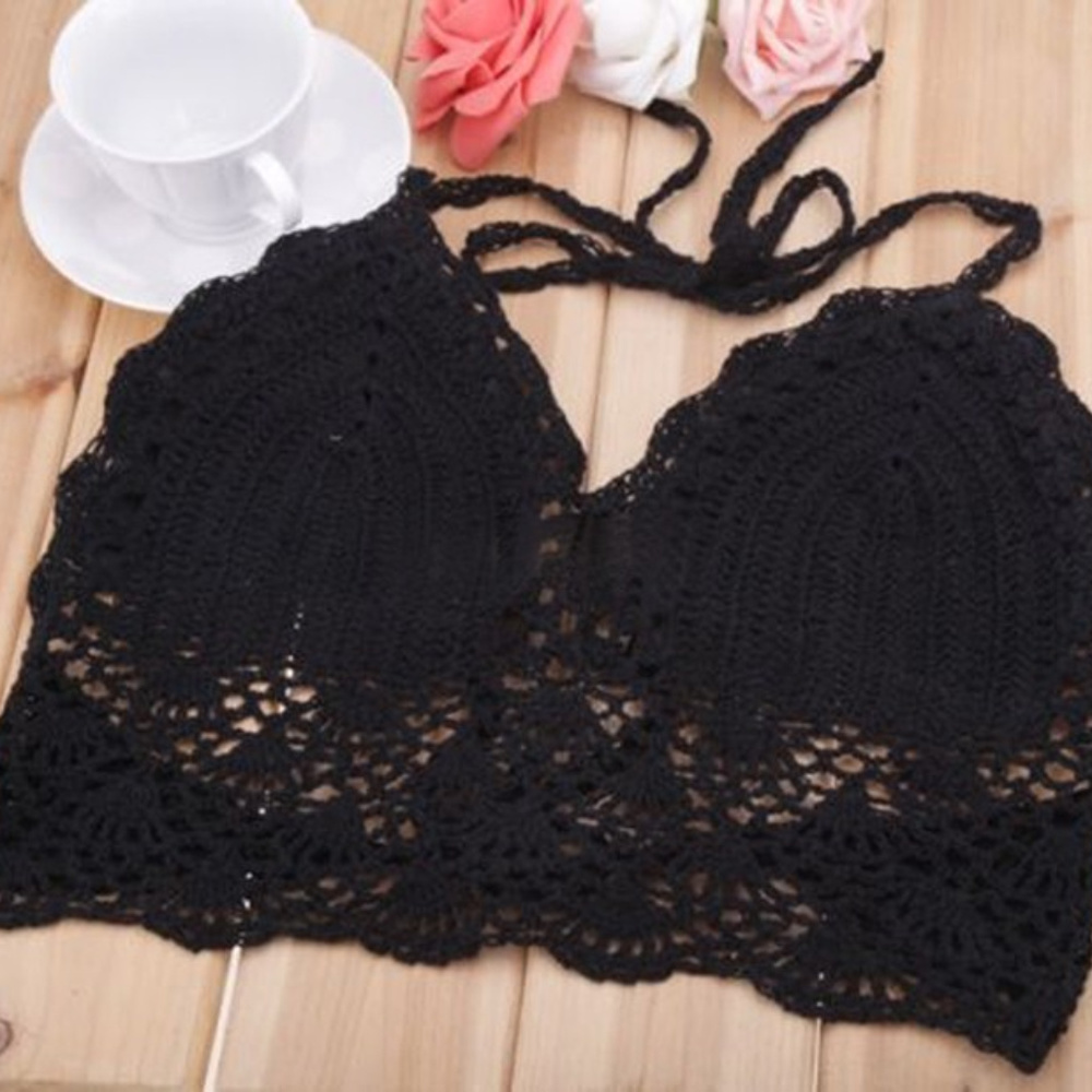 New Cotton Crochet Crop Top. - Picture 6 of 8